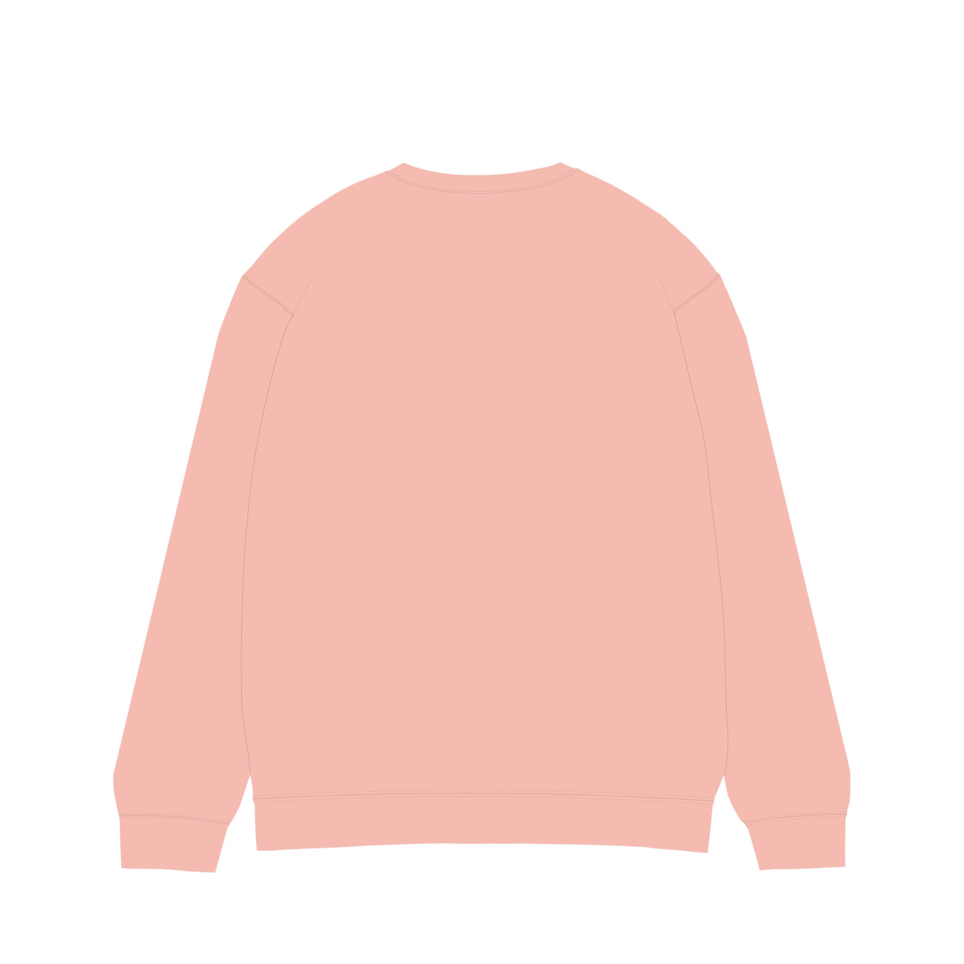 【期間限定】CUUN Mar 2014 ガーメントダイライトウェイトクルーネックスウェットシャツ peachy image