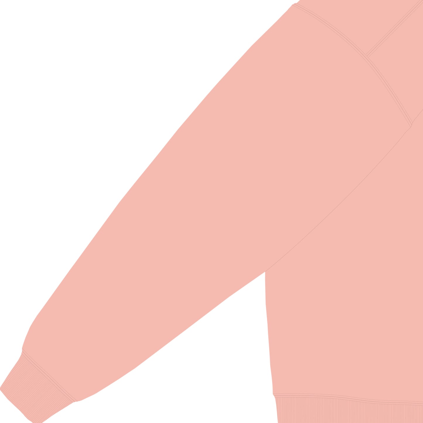 CUUN LOGO 6.4ozガーメントダイライトウェイトクルーネックスウェットシャツ peachy image