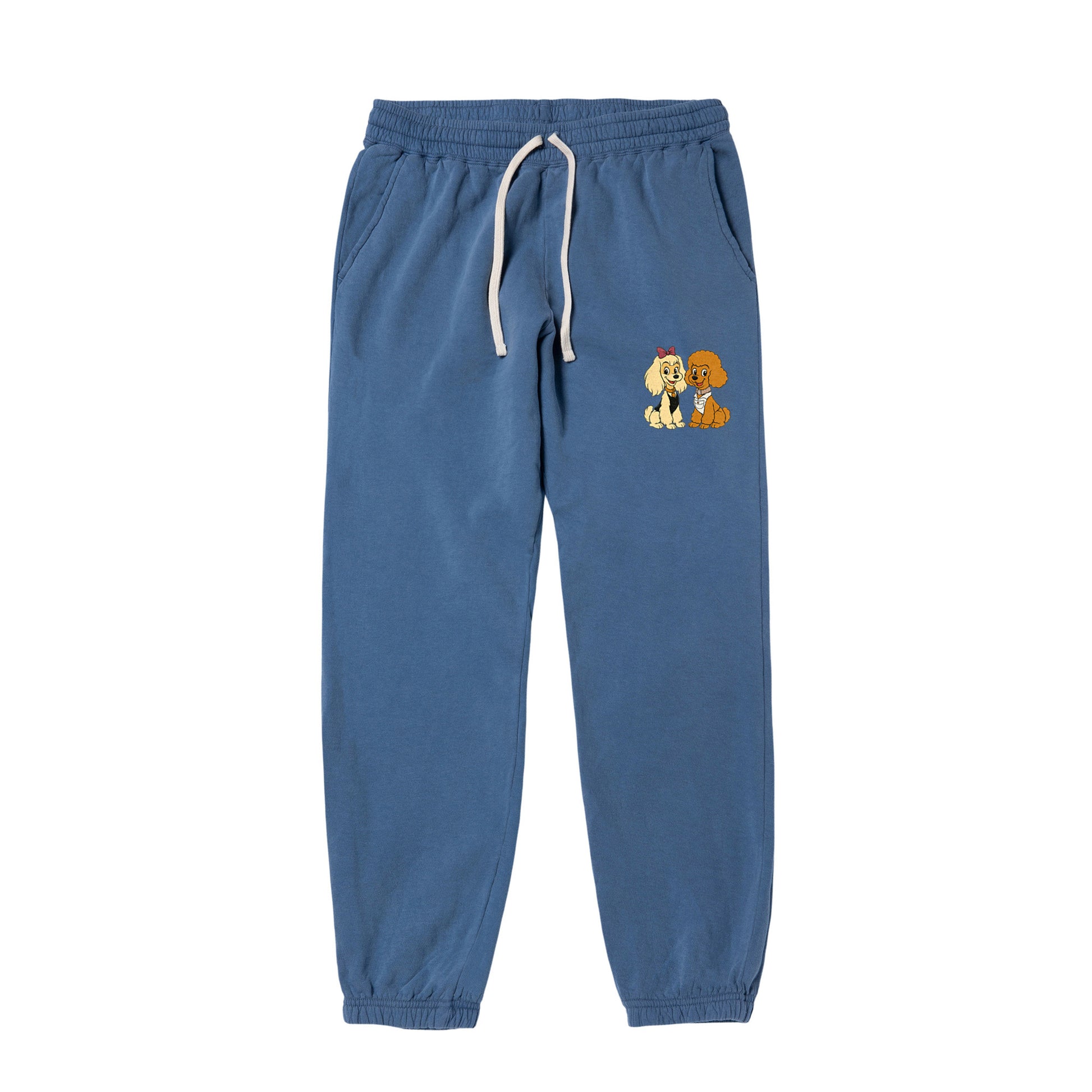 【期間限定】CUUN May 2014 Edition ガーメントダイライトウェイトスウェットパンツ blue-jean image
