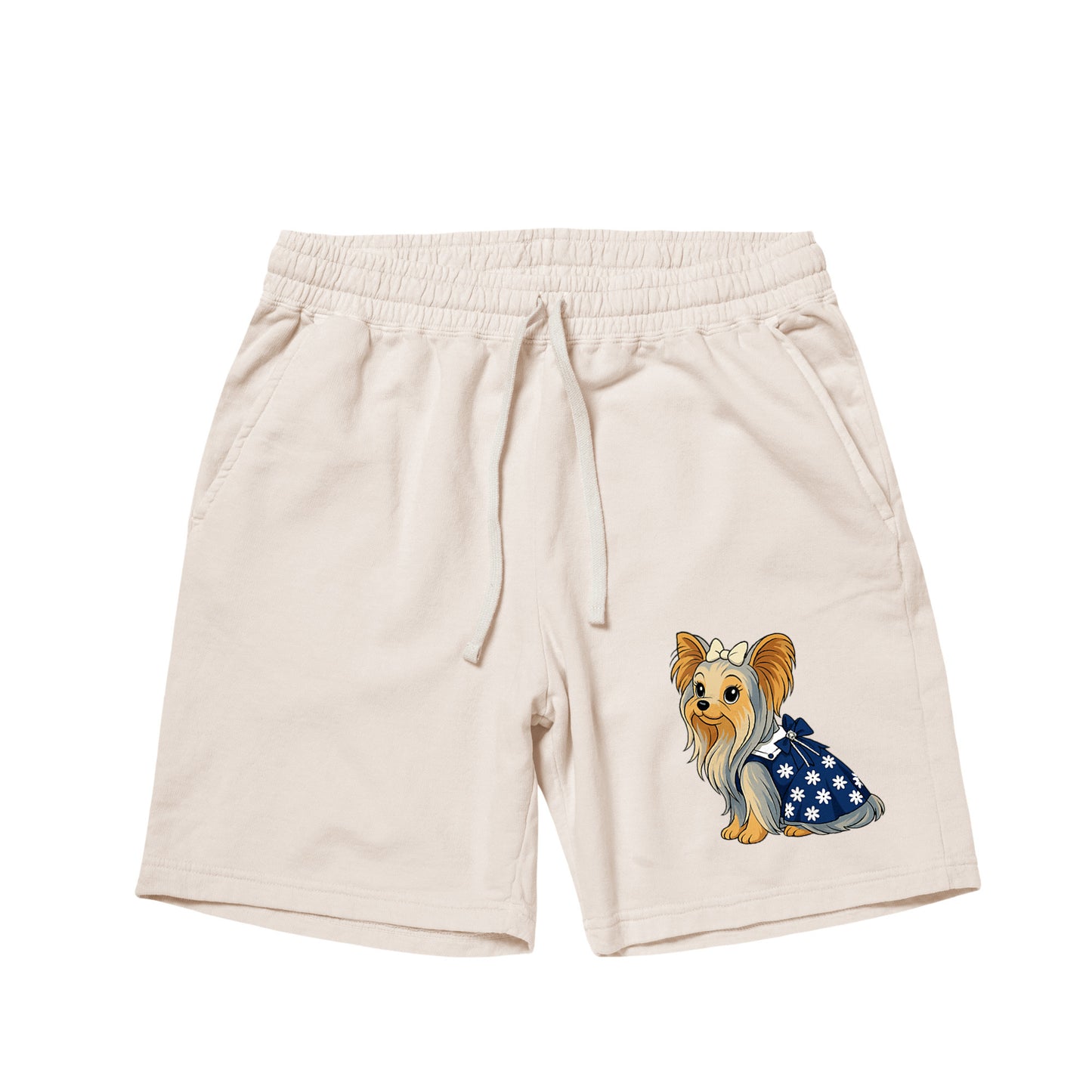 【期間限定】CUUN Jun 2014 Edition ガーメントダイライトウェイトスウェットショーツ ivory image