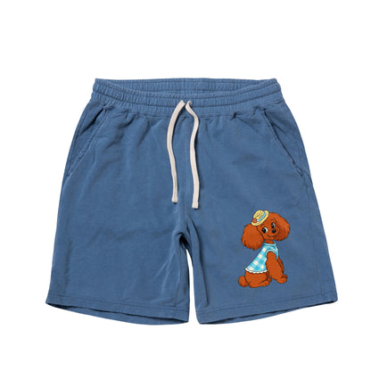 【期間限定】CUUN Jul 2014 Edition ガーメントダイライトウェイトスウェットショーツ blue-jean image