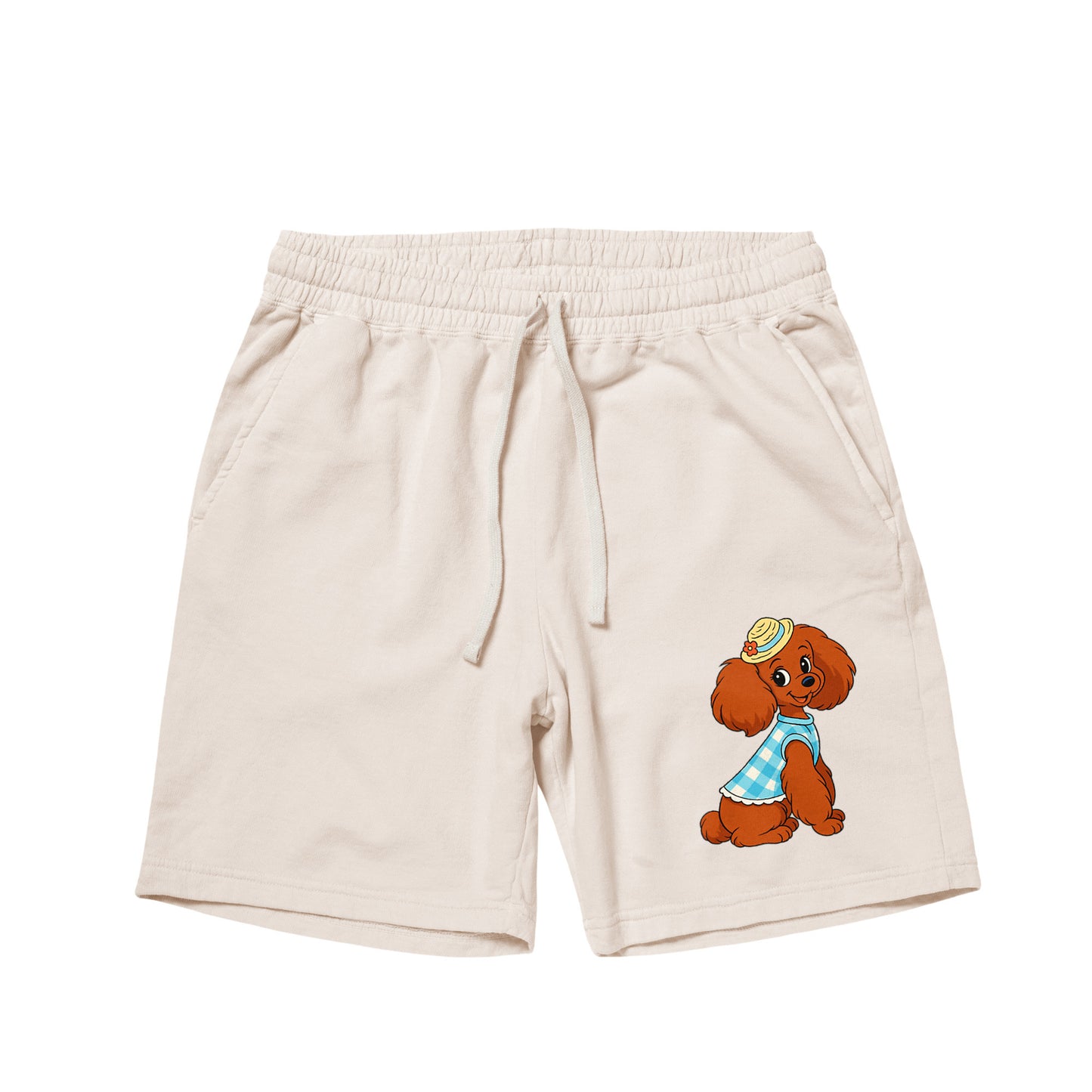 【期間限定】CUUN Jul 2014 Edition ガーメントダイライトウェイトスウェットショーツ ivory image