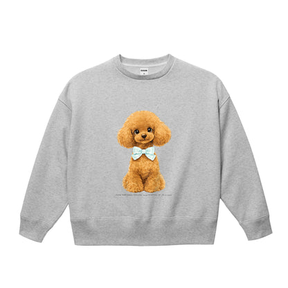 10.0オンス T/C ビッグシルエット クルーネック スウェット（裏起毛）｜CUUN TimeCapsule 2015.01 ash image