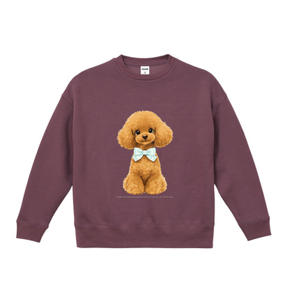 10.0オンス T/C ビッグシルエット クルーネック スウェット（裏起毛）｜CUUN TimeCapsule 2015.01 merlot image