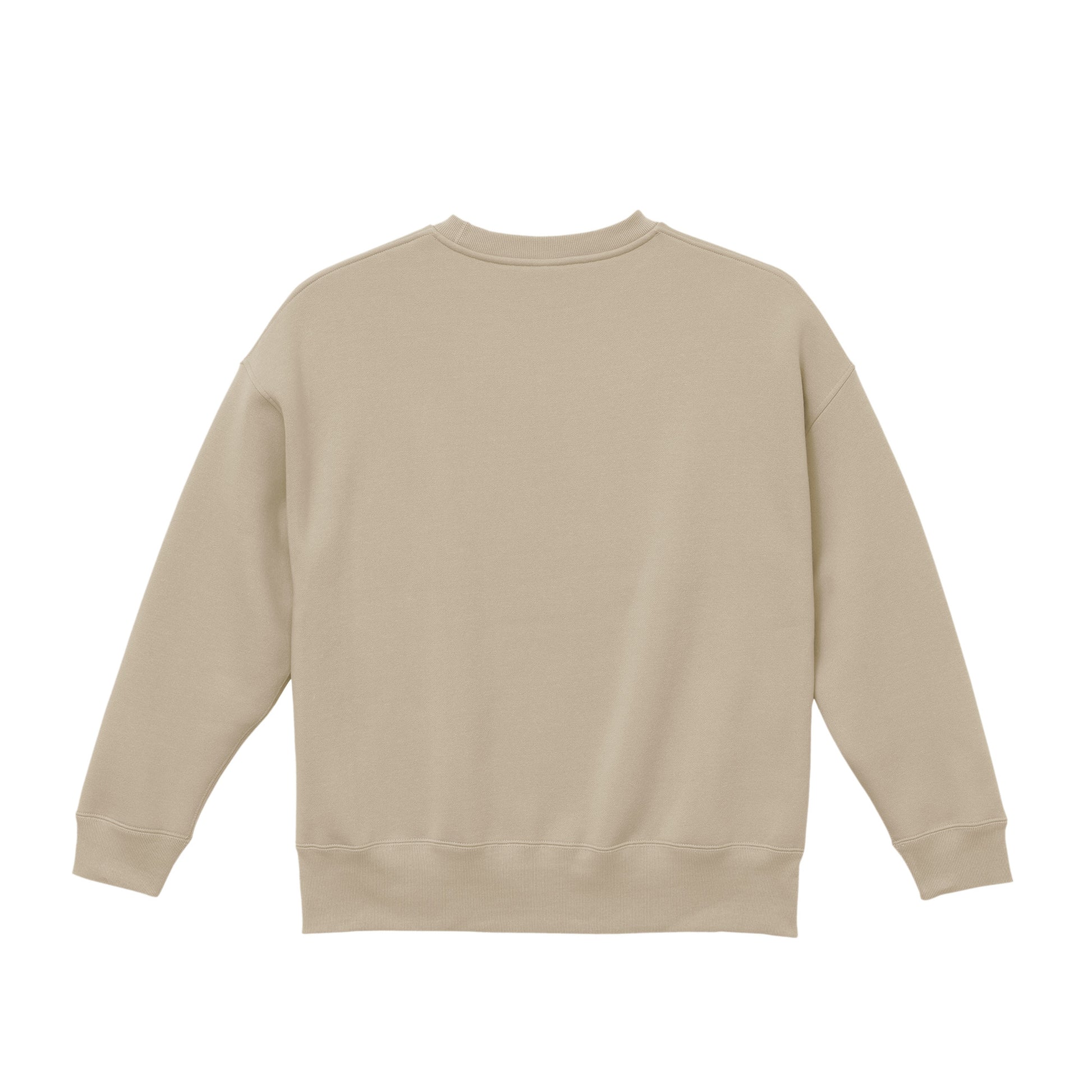 10.0オンス T/C ビッグシルエット クルーネック スウェット（裏起毛）｜CUUN TimeCapsule 2015.01 sand-beige image