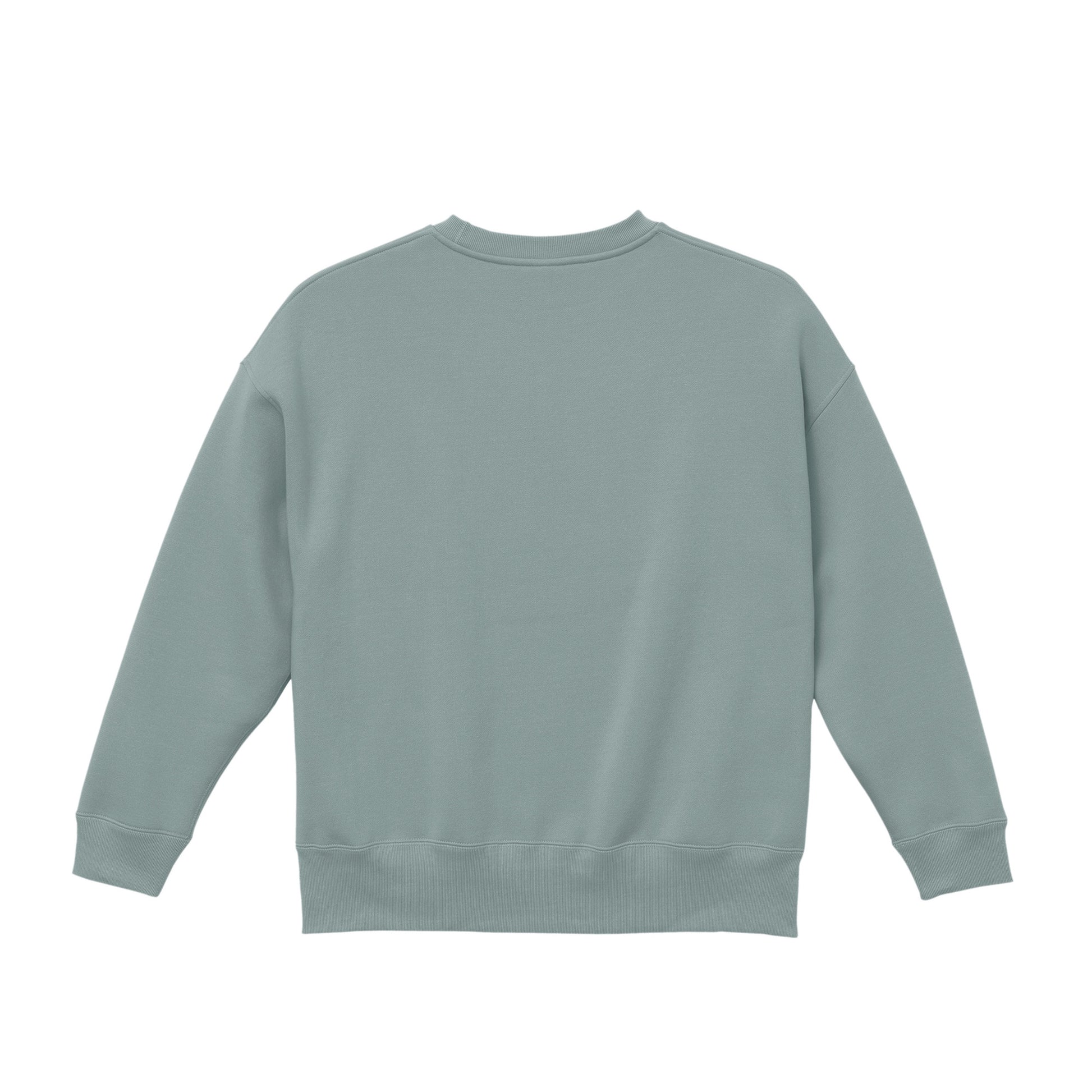 10.0オンス T/C ビッグシルエット クルーネック スウェット（裏起毛）｜CUUN TimeCapsule 2015.01 smoky-green image