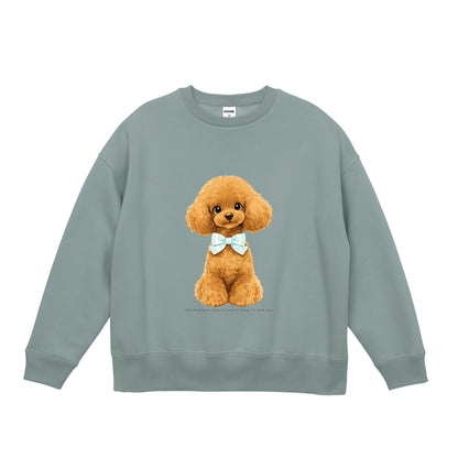 10.0オンス T/C ビッグシルエット クルーネック スウェット（裏起毛）｜CUUN TimeCapsule 2015.01 smoky-green image