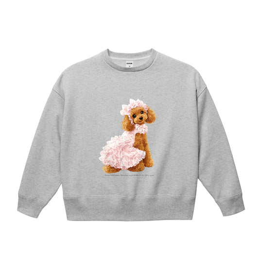 10.0オンス T/C ビッグシルエット クルーネック スウェット（裏起毛）｜CUUN TimeCapsule 2015.03 ash image