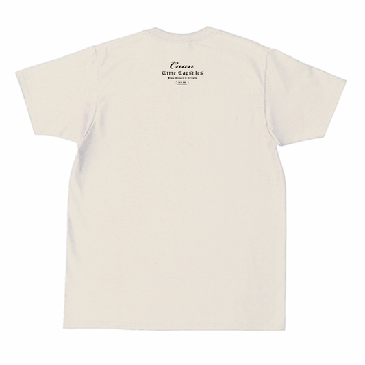 4月29日（月）発売｜CUUN Time Capsules｜DF T-shirt #003 NATURAL（archive2010-2011）