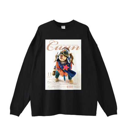 Cuun Nov.2014 Oversized Long-Sleeve Tee black image