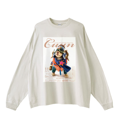 Cuun Nov.2014 Oversized Long-Sleeve Tee gray image