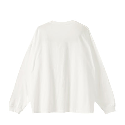 Cuun Nov.2014 Oversized Long-Sleeve Tee white image