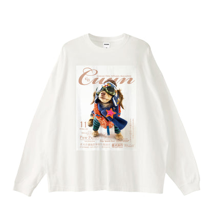 Cuun Nov.2014 Oversized Long-Sleeve Tee white image