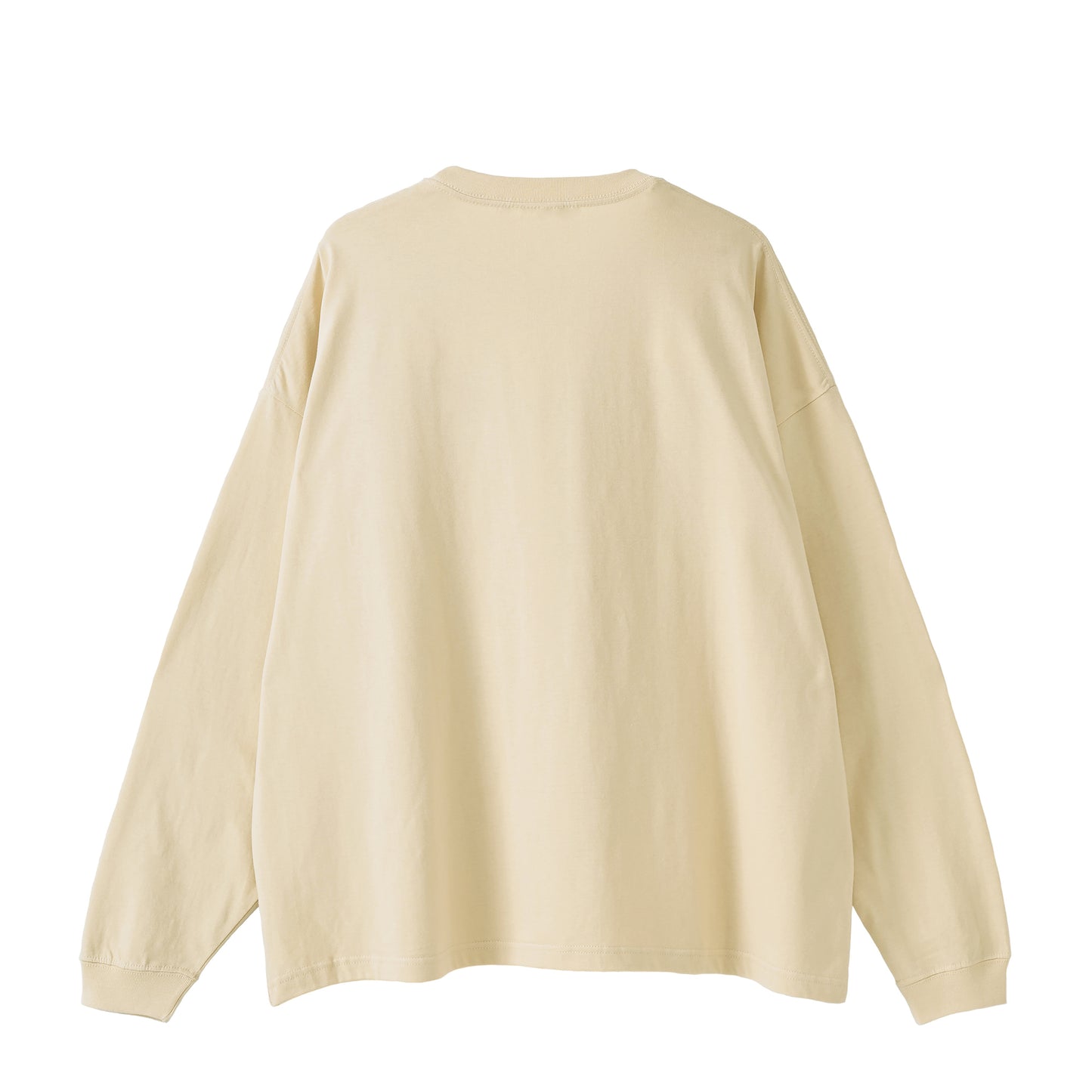 Cuun Dec.2014 Oversized Long-Sleeve Tee pastel-beige image