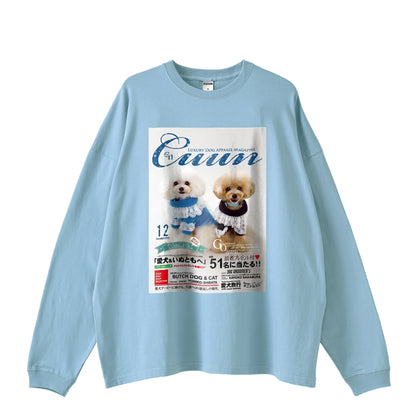 Cuun Dec.2014 Oversized Long-Sleeve Tee pastel-blue image