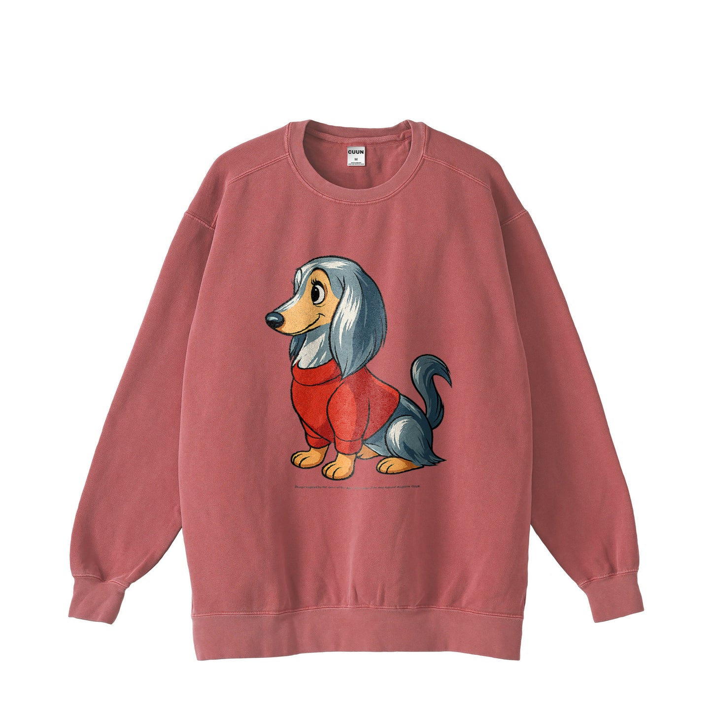 CUUN Apr 2014 Edition Vintage Sweatshirt burgundy image
