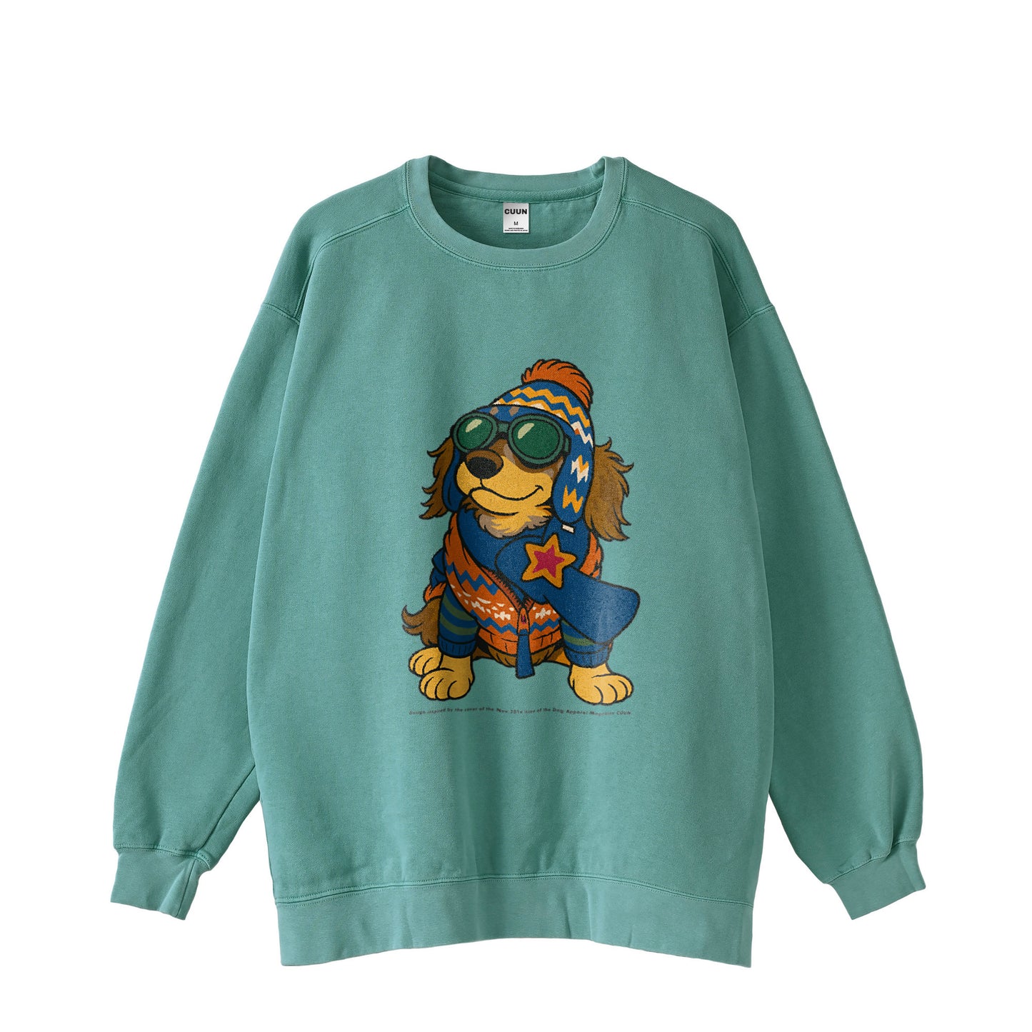 Cuun Nov.2014 inspired Garment-Dyed Sweatshirt green image