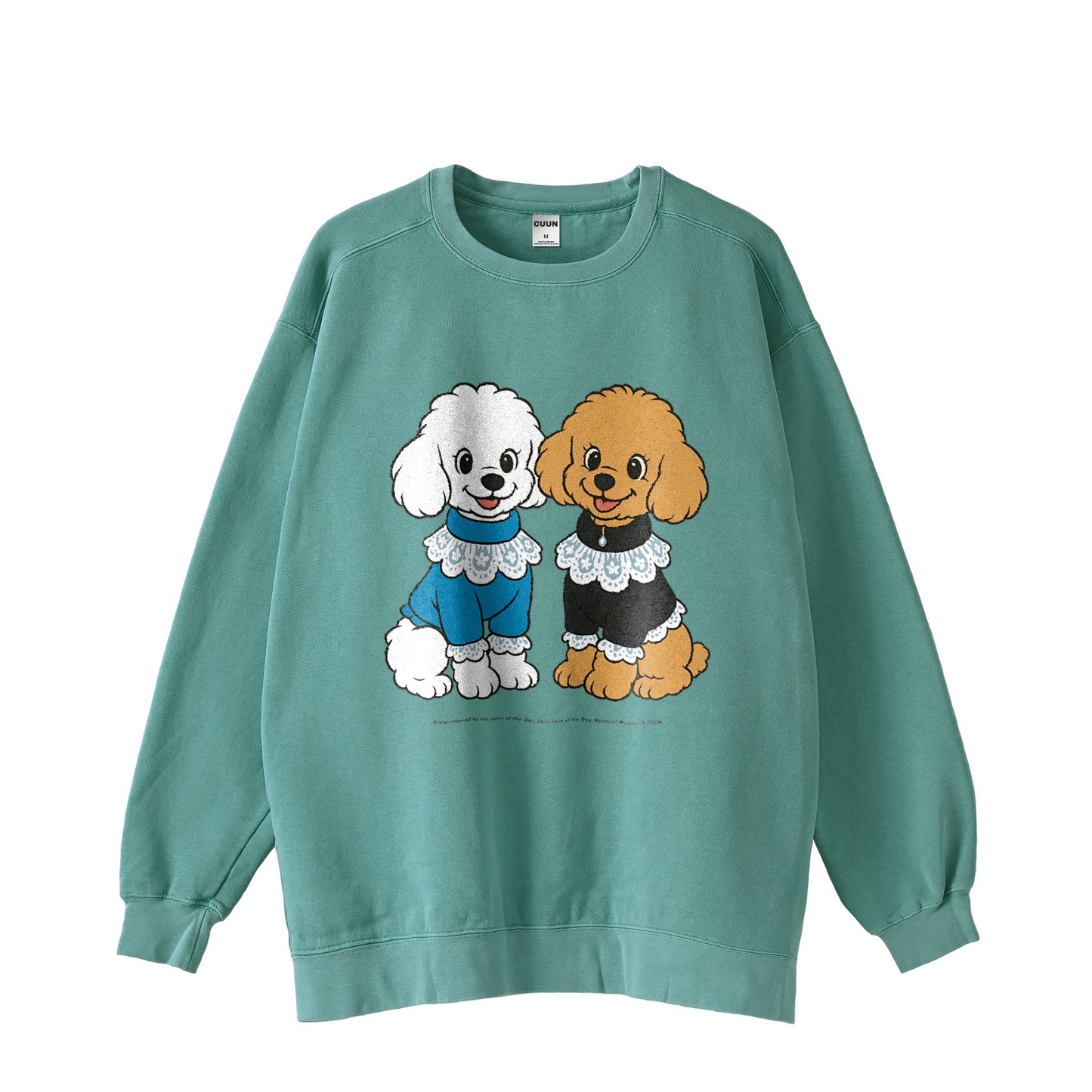 Cuun Dec.2014 inspired Garment-Dyed Sweatshirt green image