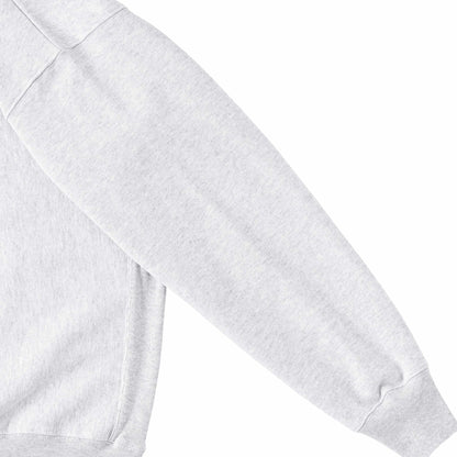Cuun Nov.2014 Fleece-Lined Sweatshirt with Side Rib Panels ash image