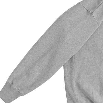 Cuun Nov.2014 Fleece-Lined Sweatshirt with Side Rib Panels gray image