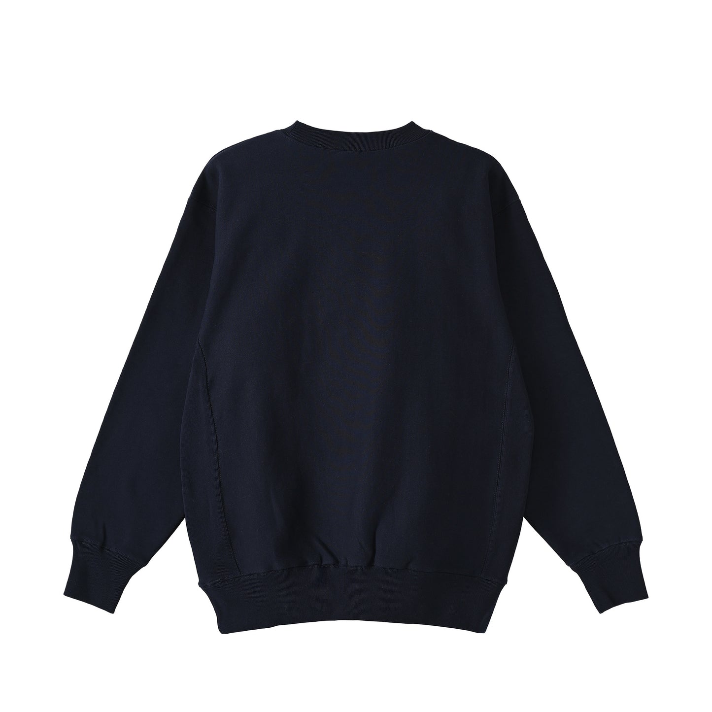 Cuun Dec.2014 Fleece-Lined Sweatshirt with Side Rib Panels navy image