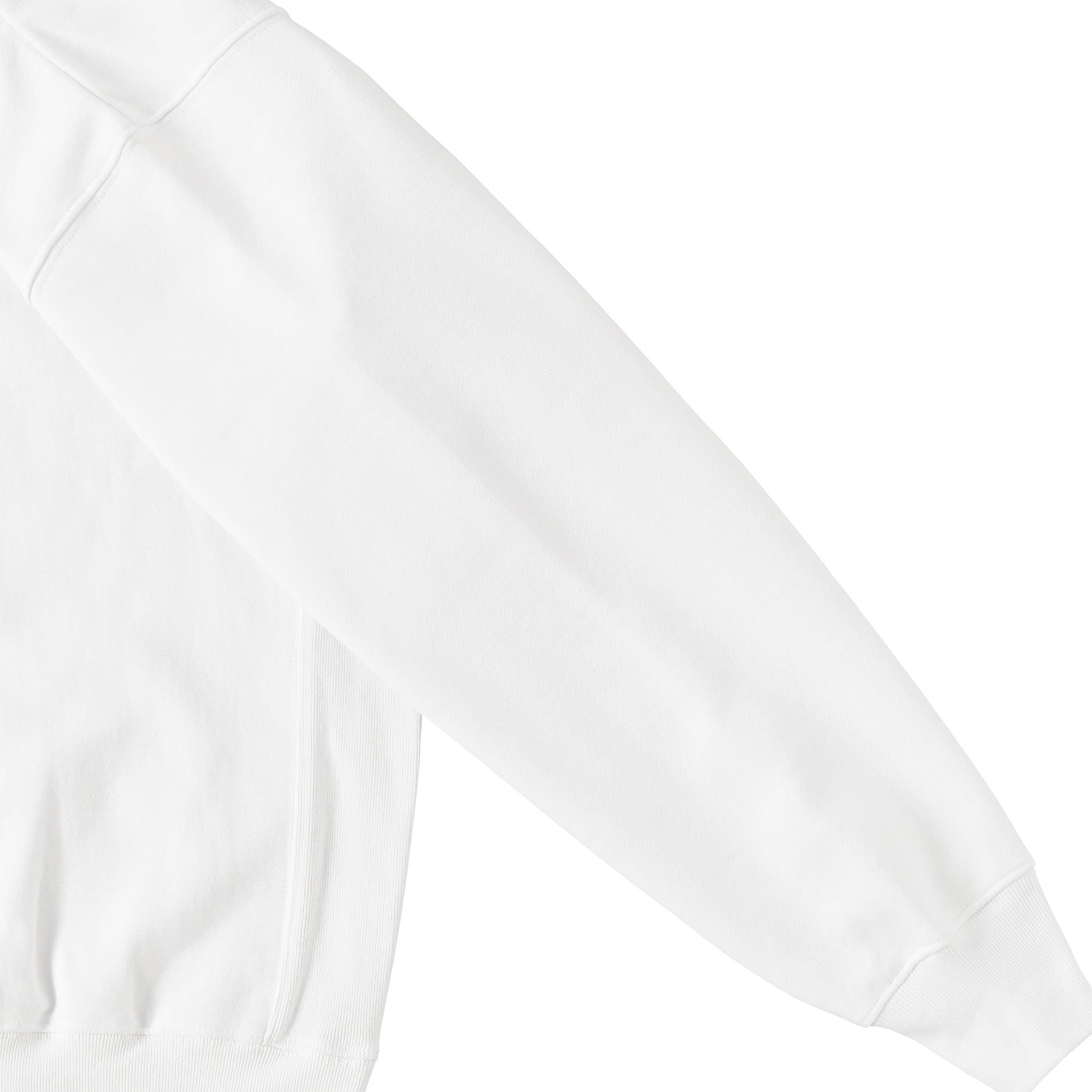 Cuun Dec.2014 Fleece-Lined Sweatshirt with Side Rib Panels white image
