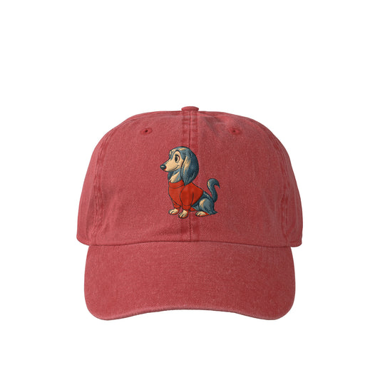 CUUN Apr 2014 Edition Embroidered Pigment Dyed Cap red image