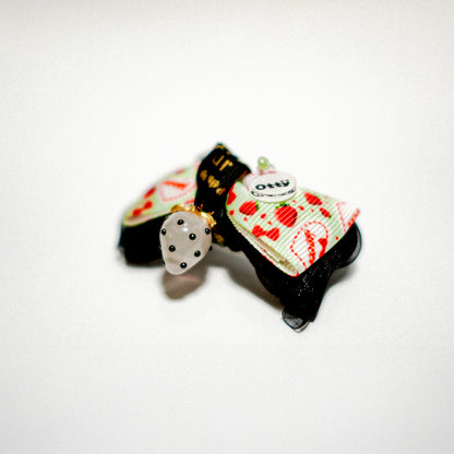 【送料無料】【CUUNオンライン限定】Otty いちごモチーフ バレッタリボン｜Otty × HELLO KITTY × CanNanaにピッタリ！