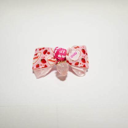 【送料無料】【CUUNオンライン限定】Otty いちごモチーフ バレッタリボン｜Otty × HELLO KITTY × CanNanaにピッタリ！