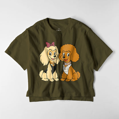 【期間限定】CUUN May 2014 Edition ビッグシルエット レディースTシャツ olive-drab image