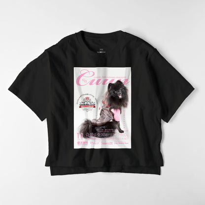 【期間限定】CUUN Oct 2014 Edition Cover ビッグシルエット レディースTシャツ black image