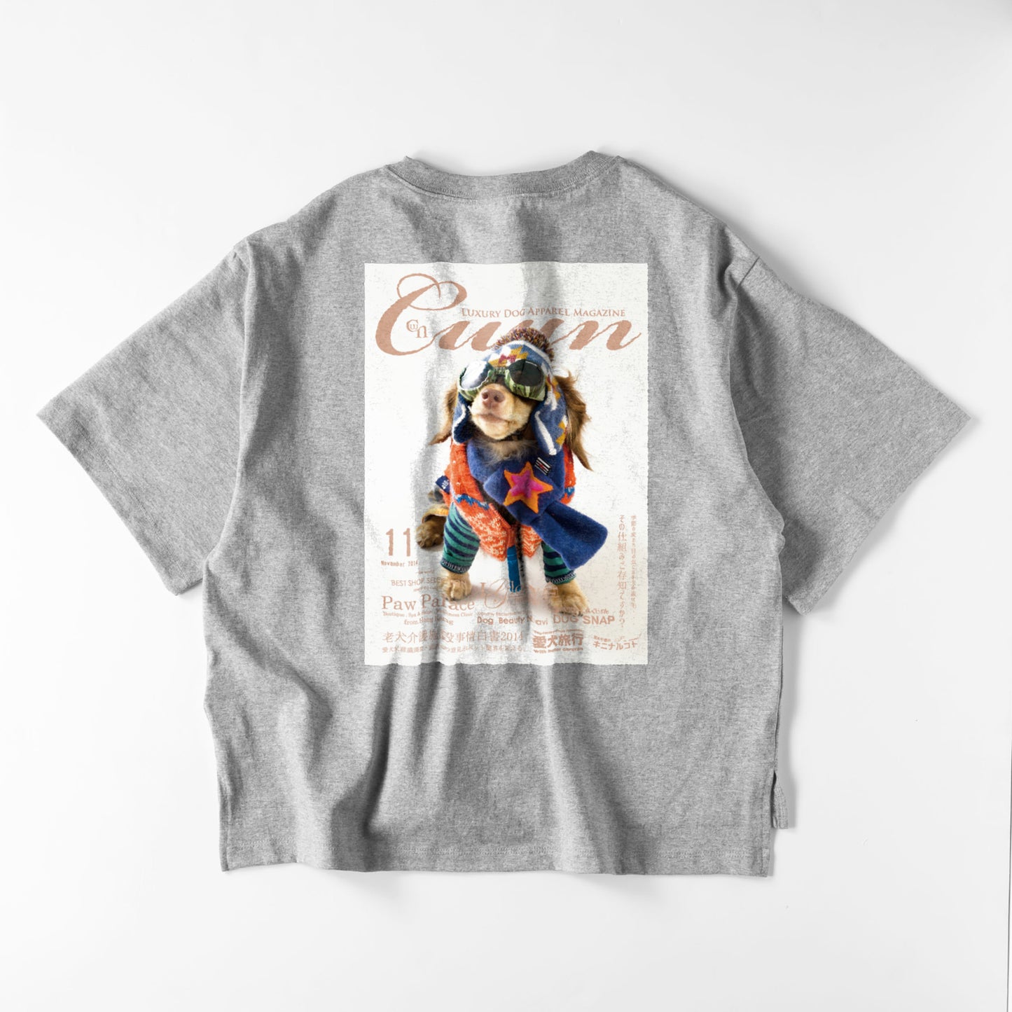 Cuun Nov.2014 Oversized Women's T-Shirts gray image
