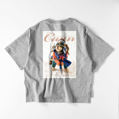 Cuun Nov.2014 Oversized Women's T-Shirts gray image