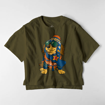 Cuun Nov.2014 inspired Women’s Oversized T-Shirts olive-drab image