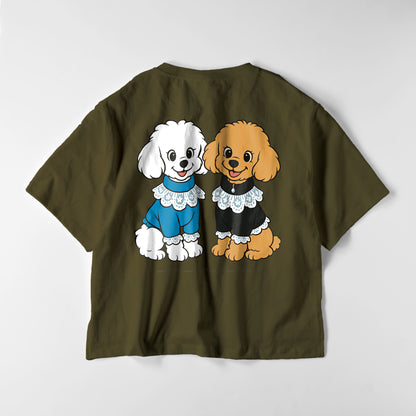 Cuun Dec.2014 inspired Women’s Oversized T-Shirt olive-drab image