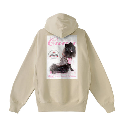 【期間限定】CUUN Sep 2014 Edition Cover 裏起毛 プレミアム ジップアップパーカー beige image